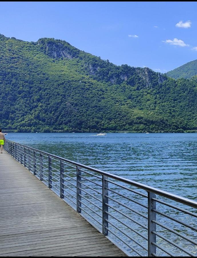 Lake Como Casa La Rosa Abbadia Lariana Exteriör bild