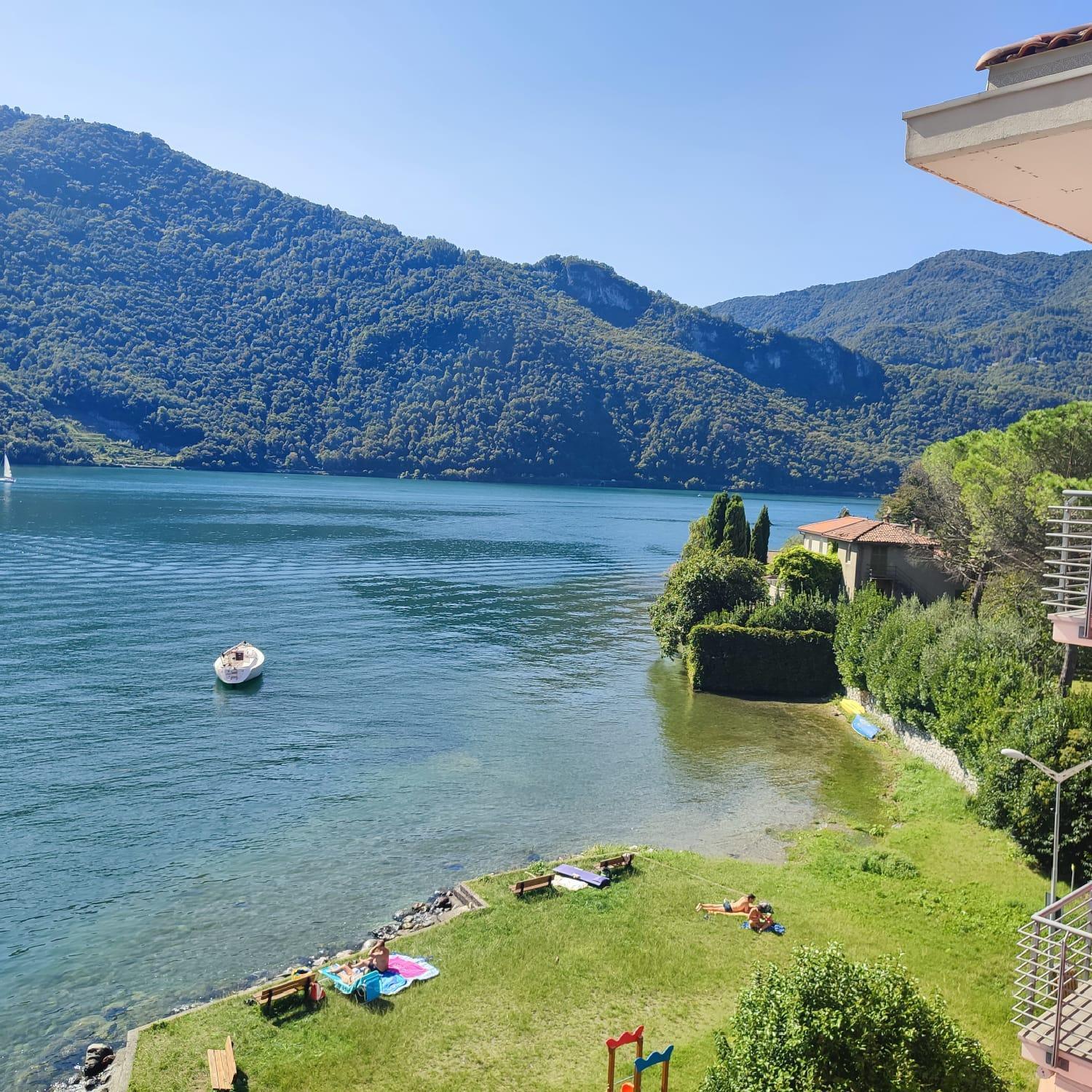 Lake Como Casa La Rosa Abbadia Lariana Exteriör bild