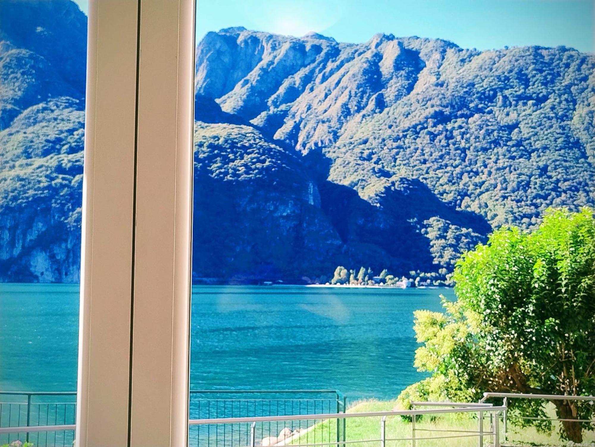 Lake Como Casa La Rosa Abbadia Lariana Exteriör bild