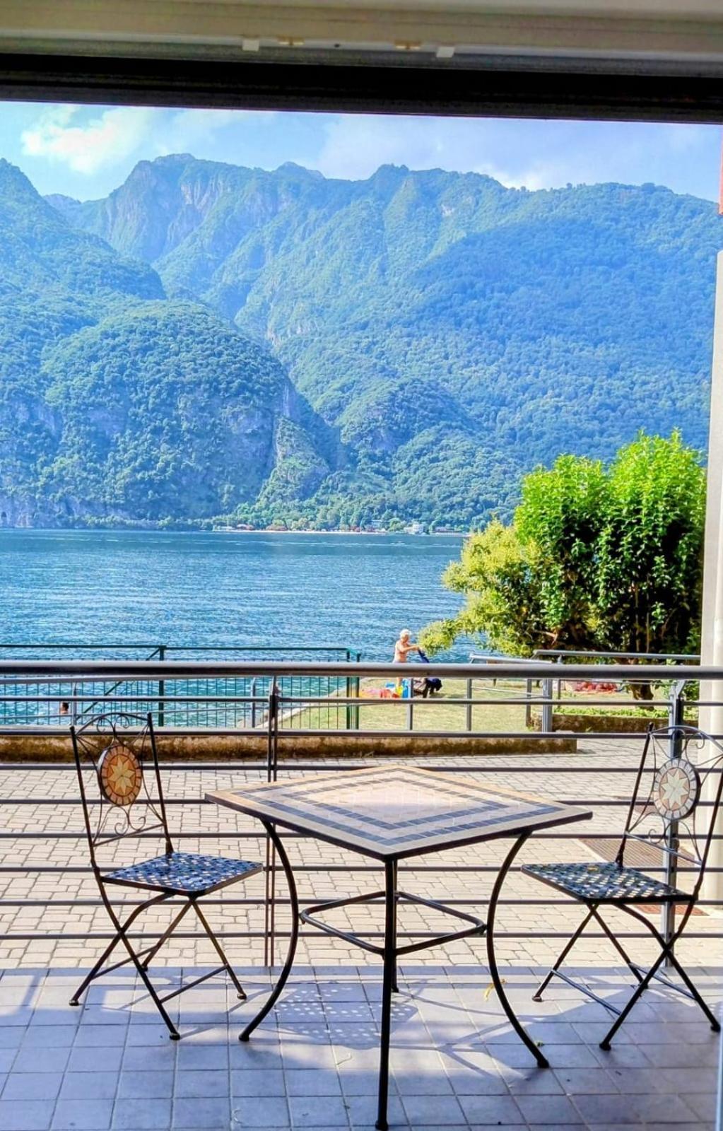 Lake Como Casa La Rosa Abbadia Lariana Exteriör bild